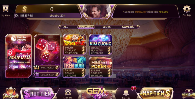 pha dao mini game tren duoi